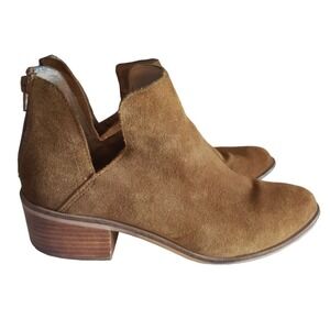 Steve Madden booties Size 9.5  leather tan